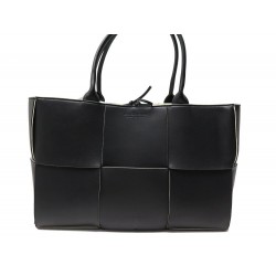 SAC A MAIN BOTTEGA VENETA ARCO TOTE MM 609175V EN CUIR NOIR PURSE HAND BAG 3200€