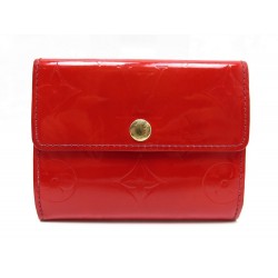 PORTE MONNAIE LOUIS VUITTON LUDLOW EN CUIR MONOGRAM VERNIS ROUGE COIN CASE 350€