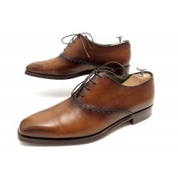 NEUF CHAUSSURES BERLUTI CICATRICE RAPIECE REPRISE 7.5 41.5 RICHELIEU CUIR 2550€