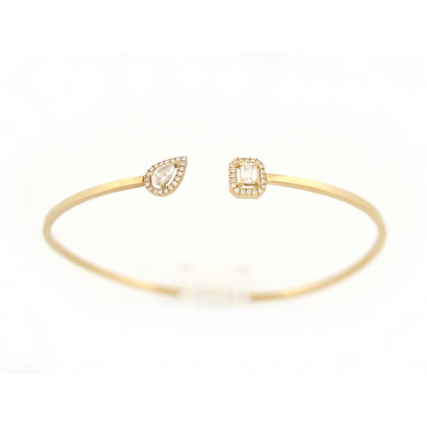 BRACELET MESSIKA JONC FLEX MY TWIN TOI & MOI OR JAUNE 18K DIAMANTS 0.3 CT 3580€