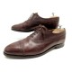 CHAUSSURES JOHN LOBB BALMORAL RICHELIEU 8.5E 42.5 CUIR MARRON POCHON SHOES 1830€