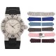 MONTRE CHAUMET CLASS ONE 33 MM QUARTZ W17222-33C ACIER + 6 BRACELETS WATCH 4070€