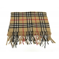 ECHARPE BURBERRY 100% CACHEMIRE TARTAN 