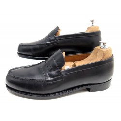 CHAUSSURES JM WESTON MOCASSINS 180 6.5E 41.5 CUIR NOIR 