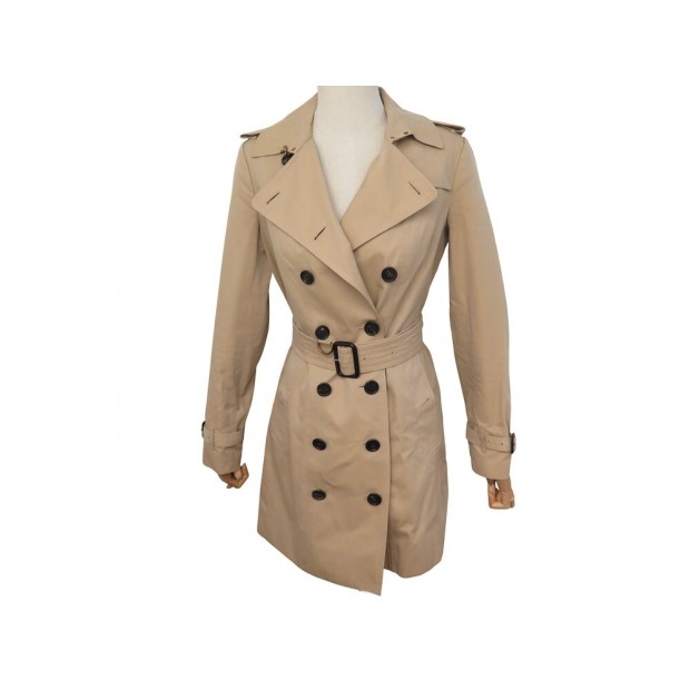 IMPERMEABLE BURBERRY TRENCH THE SANDRINGHAM 38 M MANTEAU CEINTURE COAT 2150€