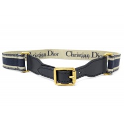 NEUF CEINTURE CHRISTIAN DIOR SIGNATURE B0001CBTE LARGE T85 CANVAS BELT NEW 1125€