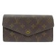 NEUF PORTEFEUILLE LOUIS VUITTON SARAH TOILE MONOGRAM M60531 MONNAIE WALLET 550€