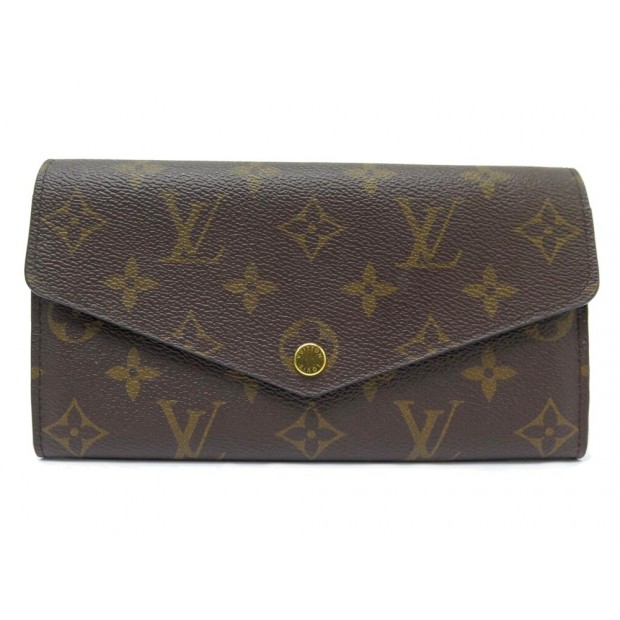 NEUF PORTEFEUILLE LOUIS VUITTON SARAH TOILE MONOGRAM M60531 MONNAIE WALLET 550€