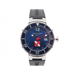 MONTRE LOUIS VUITTON TAMBOUR DIVER Q103F AUTOMATIQUE 39 MM ACIER WATCH 3950€