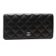 NEUF PORTEFEUILLE CHANEL TIMELESS LOGO CC EN CUIR MATELASSE CAVIAR WALLET 1140€