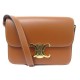 NEUF SAC A MAIN CELINE TRIOMPHE TEEN 188423 CUIR MARRON BANDOULIERE BAG 3300€