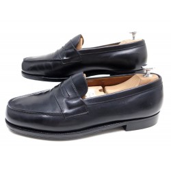 CHAUSSURES JM WESTON 180 6.5D 41 MOCASSINS CUIR NOIR SHOES BLACK LEATHER 575€