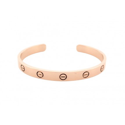 NEUF BRACELET CARTIER LOVE JONC OUVERT CLASSIQUE OR ROSE 18K 25.2GR BANGLE 5700€