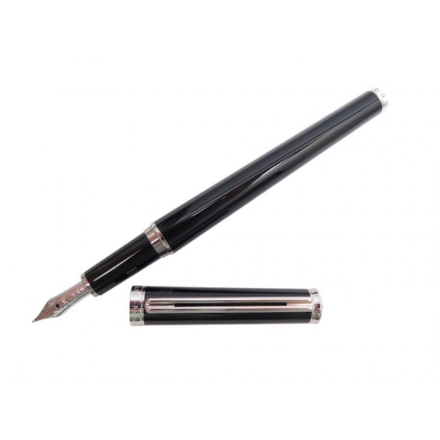 NEUF STYLO MONTBLANC PLUME NOBLESSE OBLIQUE RESINE NOIRE NEW FOUNTAIN PEN