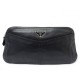 SAC POCHETTE A MAIN PRADA DOUBLES POCHES EN CUIR NOIR BLACK LEATHER CLUTCH 1500€