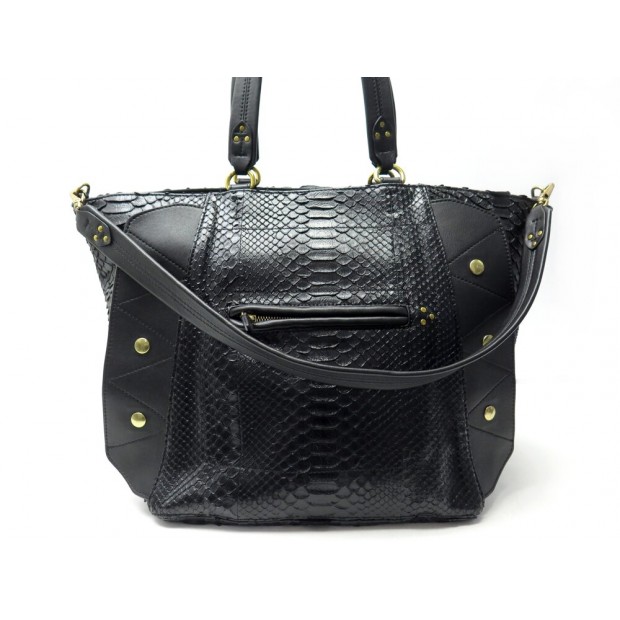 NEUF SAC A MAIN JEROME DREYFUSS ROGER 3664884108831 PYTHON HAND BAG PURSE 1760€