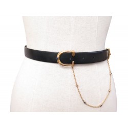 NEUF VINTAGE CEINTURE CARTIER BOUCLE LIGNE S + 3 LIENS INTERCHANGEABLES 70-75€