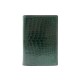 VINTAGE PORTE AGENDA HERMES COUVERTURE CARNET EN CUIR DE CROCODILE VERT 3200€