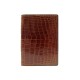 VINTAGE PORTE AGENDA HERMES COUVERTURE CARNET EN CUIR DE CROCODILE MARRON 3200€