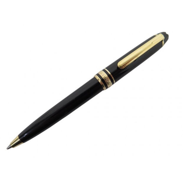 STYLO BILLE MONTBLANC MEISTERSTUCK MOZART PM NOIR DORE 108730 BALLPOINT PEN 400€