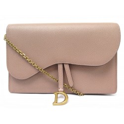 NEUF SAC A MAIN CHRISTIAN DIOR POCHETTE SADDLE CHAINE S5620CWVG POUCH BAG 1700€