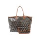 SAC A MAIN GOYARD CABAS SAINT LOUIS GM TOILE GOYARDINE NOIRE TOTE PURSE HAND BAG