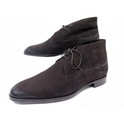 NEUF CHAUSSURES BERLUTI LORHI S3276 BOTTINES CHUKKA FOURREES 11 45 BOOTS 1900€