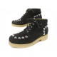 NEUF CHAUSSURES CHRISTIAN LOUBOUTIN BOTTINES GIANT SPIKES 44 EN DAIM BOOTS 1250€