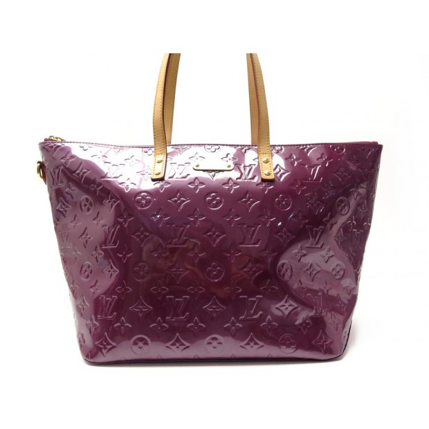 SAC A MAIN LOUIS VUITTON CABAS BELLEVUE GM CUIR MONOGRAM VERNIS VIOLET BAG 1270€