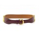 VINTAGE CEINTURE HERMES CUIR BOX BORDEAUX BOUCLE METAL DORE T 70 1984 BELT 1000€