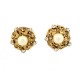 VINTAGE BOUCLES D'OREILLES CHANEL 1960 GOOSSENS AVEC PERLES & STRASS EARRINGS