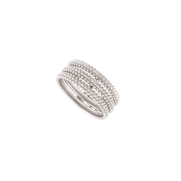 NEUF BAGUE MAUBOUSSIN LE PREMIER JOUR OR BLANC 18K T50 WR0071WGF GOLD RING 1845€