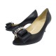 NEUF CHAUSSURES CHRISTIAN LOUBOUTIN COUCHE NODO 70 CUIR NOIR 34 COURT SHOES 979€