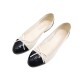 NEUF CHAUSSURES CHANEL BALLERINES LOGO DENTELLES 40 G29761 + BOITE SHOES 1250€