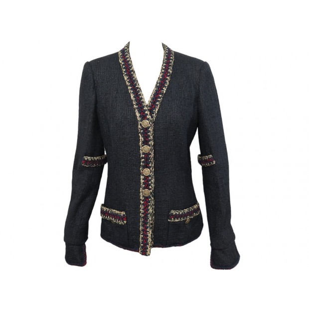 NEUF VESTE CHANEL ARTS ET METIERS PARIS SHANGHAI P38673 42 L TWEED JACKET 8000€