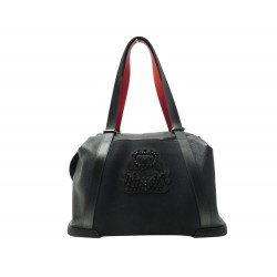 NEUF SAC A MAIN CHRISTIAN LOUBOUTIN BAGDAMON PORTE EPAULE CUIR GRAINE BAG 1970€