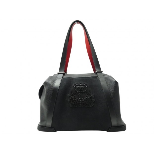 NEUF SAC A MAIN CHRISTIAN LOUBOUTIN BAGDAMON PORTE EPAULE CUIR GRAINE BAG 1970€