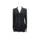 NEUF VESTE CHANEL P09284V05791 M LAINE NOIR BOUTONS LOGOS CC WOOL JACKET 8000€