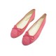 NEUF CHAUSSURES CHANEL BALLERINES G02819 37 TOILE DEGRADE ROSE PINK SHOES 1250€