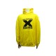 NEUF SWEAT A CAPUCHE HOODIE BALENCIAGA X RATED 620973 L 52 EN COTON JAUNE 1150€