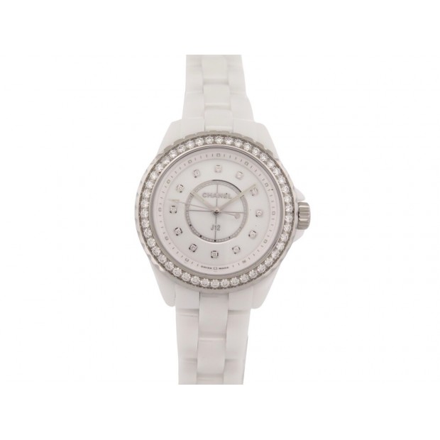 NEUF MONTRE CHANEL J12 H6418 33 MM CERAMIQUE DIAMANT QUARTZ CERAMIC WATCH 15200€