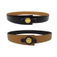 CEINTURE HERMES BOUCLE CLOU DE SELLE LIEN REVERSIBLE T74 CUIR BOX NOIR GOLD 650€