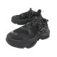 CHAUSSURES BALENCIAGA TRIPLE S 524036 BASKETS 37 NOIR TOILE SNEAKERS SHOES 795€