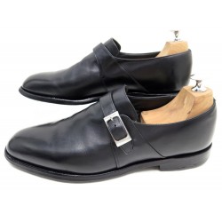 CHAUSSURES CHURCH'S PRESLEY 8.5F 42.5 MOCASSINS A BOUCLE CUIR NOIR SHOES 620€