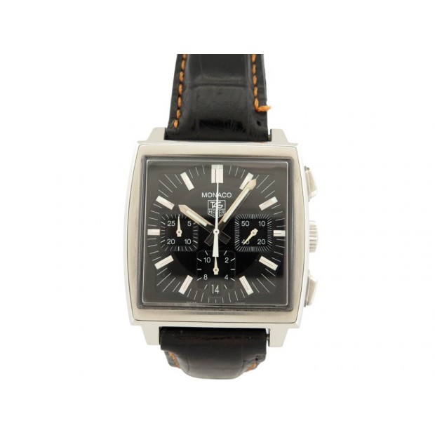 MONTRE TAG HEUER MONACO CW2111-0 39MM AUTOMATIQUE CHRONOGRAPHE ACIER WATCH 7100€