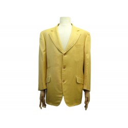 VESTE ARNYS MARCEL 54 IT 50 M FR EN CACHEMIRE JAUNE CASHMERE YELLOW JACKET 2500€