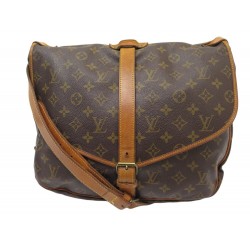 VINTAGE SAC A MAIN LOUIS VUITTON SAUMUR GM M42254 TOILE MONOGRAM HANDBAG 1460€