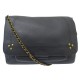 NEUF SAC A MAIN JEROME DREYFUSS LULU M CUIR VEAU NOIR BRASS BANDOULIERE 740€