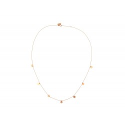 NEUF COLLIER VANRYCKE MARRAKECH PAMPILLES GM2R0-01 EN OR ROSE 18K NECKLACE 900€