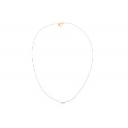 NEUF COLLIER VANRYCKE MEDELLIN 5 DIAMANTS 0.02CT CM6B1 OR ROSE NECKLACE 750€